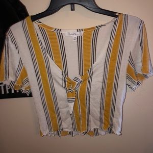 Adorable Front Tie Blouse